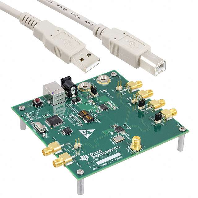 CDCE62002EVM Texas Instruments  Cartes et kits d'évaluation et de démonstration